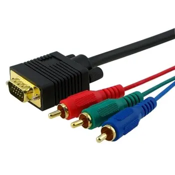 

6ft VGA to RCA Component Cable For PC Laptop TV Monitor