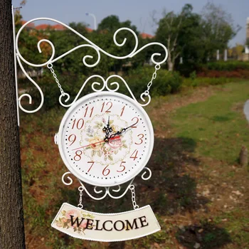 

Wall Clock Saat Double-sided Clock Reloj Duvar Saati Horloge Murale Relogio de parede Digital Wall Clocks Klok Watch Home decor