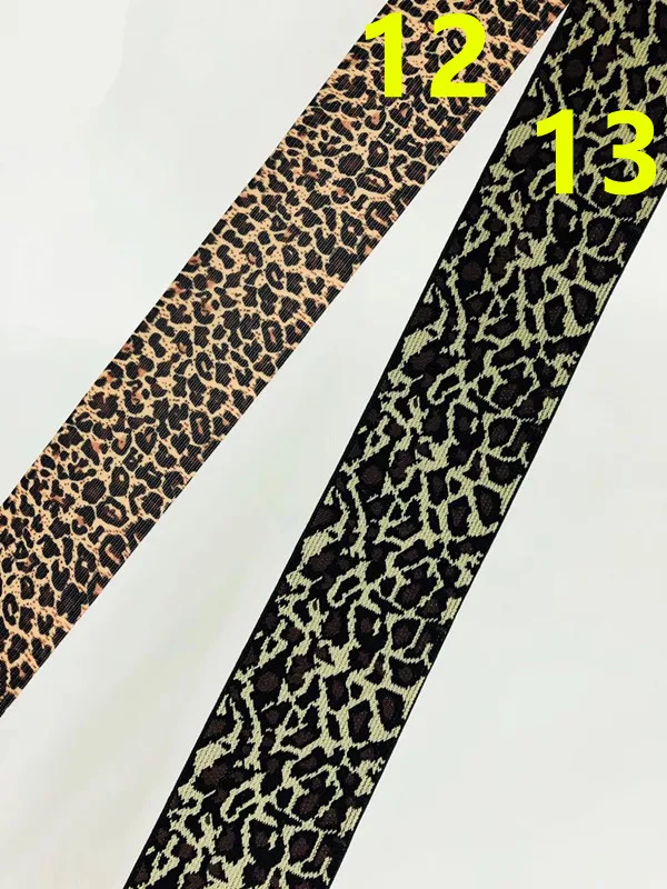 Эластичная тесьма с принтом 2,5-5 см, подушечки для маникюра 2,5-5 см, эластичная лента с леопардовым принтом, эластичная лента с принтом зебры, XL0906A