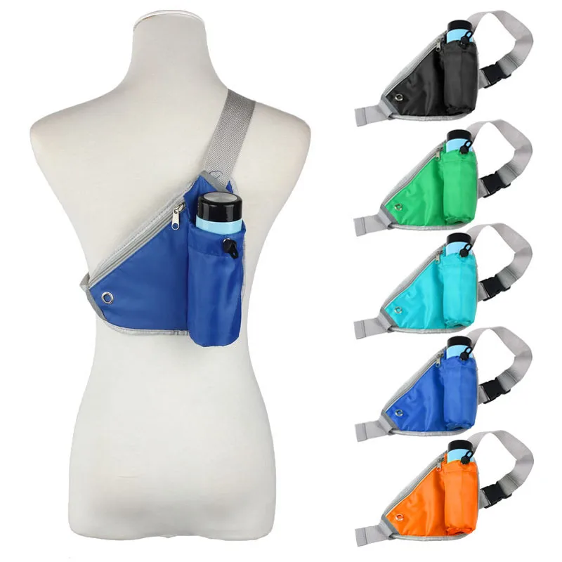 

Lucky Hot Sale Unisex Women Men Triangular Waist Bum Belt Bag Water Bottle Pouch Pocket Waist Bag