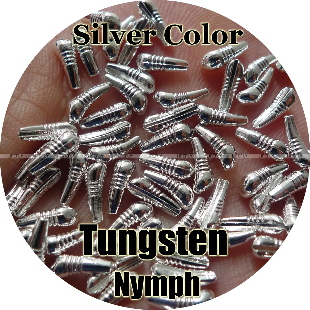 

Silver Color / 100 Tungsten Nymph Body, Fly Tying, Fishing