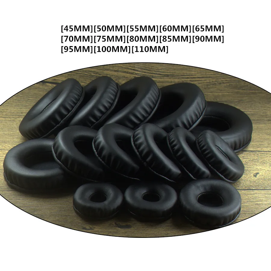 Soft PU Earpad 45MM-110MM Foam Ear Pads 60mm 70mm Cushions for Sony for AKG for Sennheiser for ATH for Philips Headphones 11.8 (4)