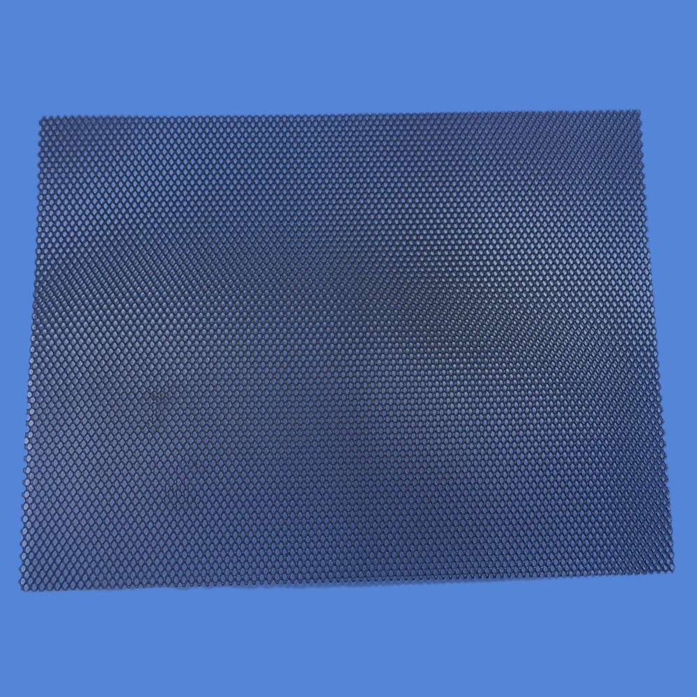 

210x160mm-5 Car Audio Tweeter Speaker Conversion Net Cover Decorative Circle Square Metal Mesh Grille Protection #Black