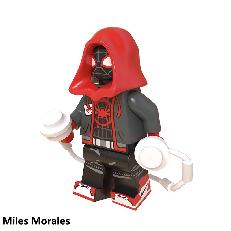 Single Sale SpiderMan Figures Spider-Ham Into the Spider-Verse Figurines Bricks Building Blocks Legoe Minifigured Kids Toys Gift