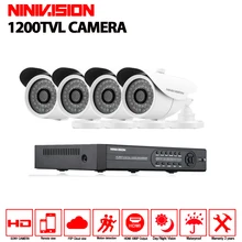 4CH font b CCTV b font System 1200TVL font b CCTV b font Camera Home Security