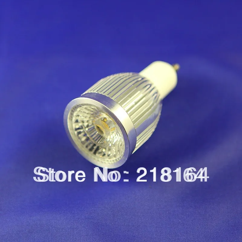 6 шт./lotGU10 10 Вт COB Светодиодный прожектор лампа теплый белый/холодный белый сильный яркий 85-265 в