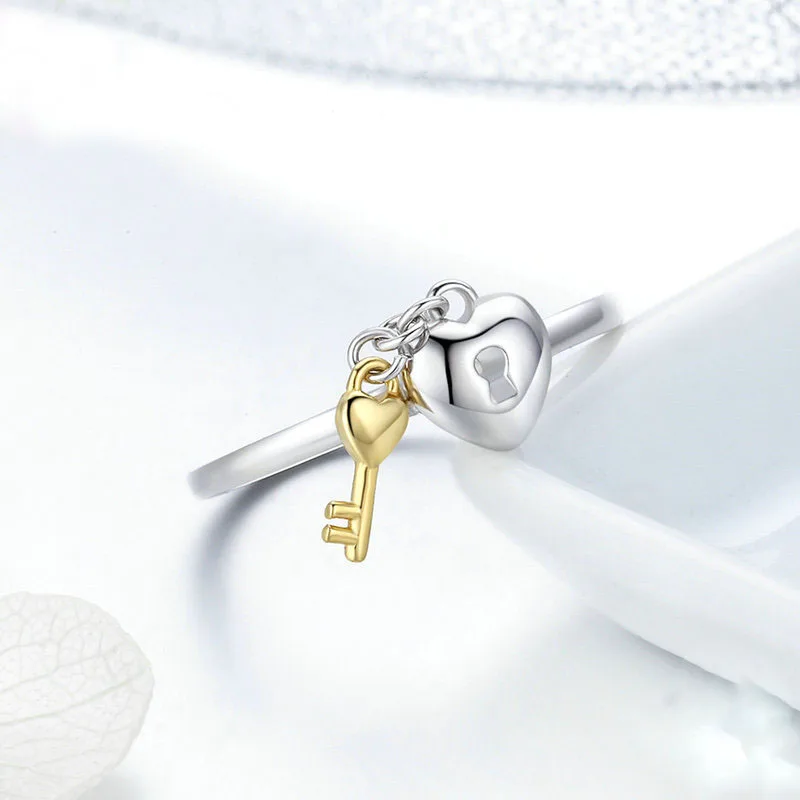 Lefeng Новое поступление True Love ключ 925 Серебряное кольцо для Для женщин|925 sterling silver