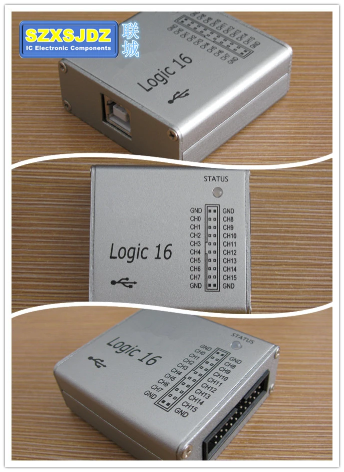 Saleae USB логический 100MHz 16Ch логический анализатор для ARM FPGA DSLogic+ 100M 400M Максимальная глубина выборки 16G@ STREAM