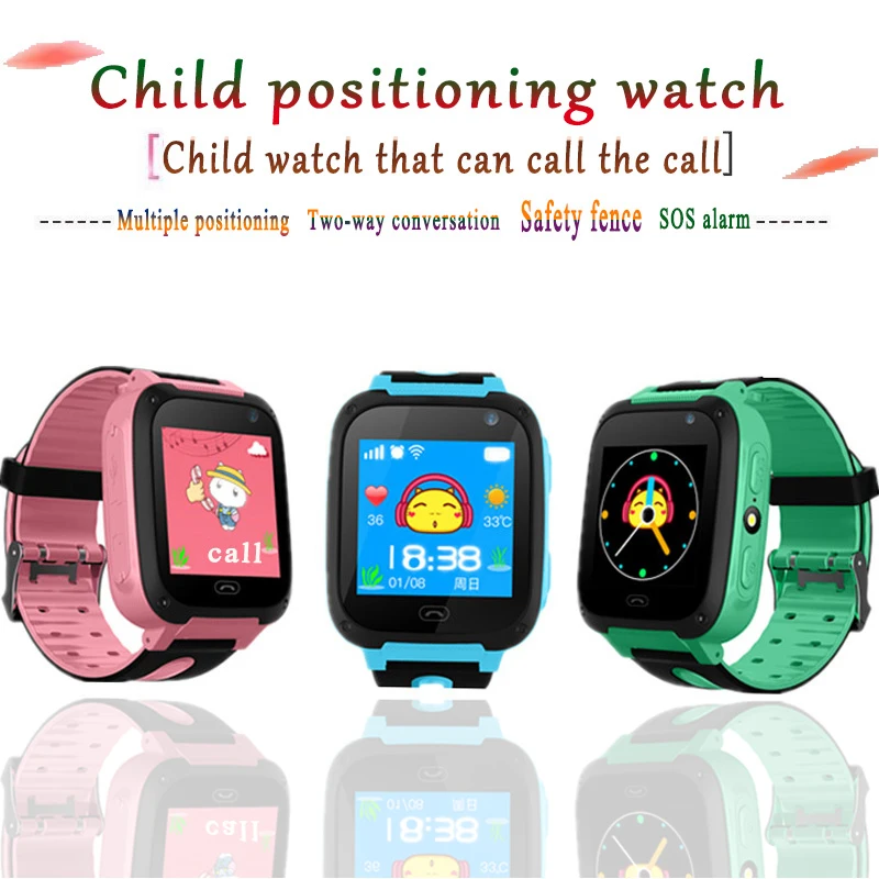 

BANGWEI Positioning Children Security Anti lost Smart Watches With Camera Kid Lighting SOS For IOS Android Children Smart watch