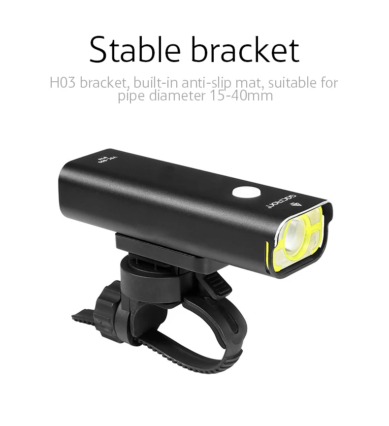 Cheap Gaciron Waterproof 800 Lumen Bicycle Light USB Rechargeable MTB Road Bike Handlebar Headlight 2500mAh Front Flashlight LED Lamp 13