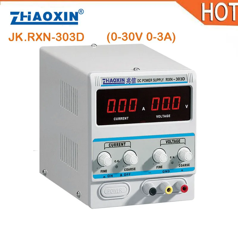 

HOT Linear DC Power Supply 0-30V Output Voltage, 0-3A Output Current RXN-303D adjustable power supply laboratory power supply