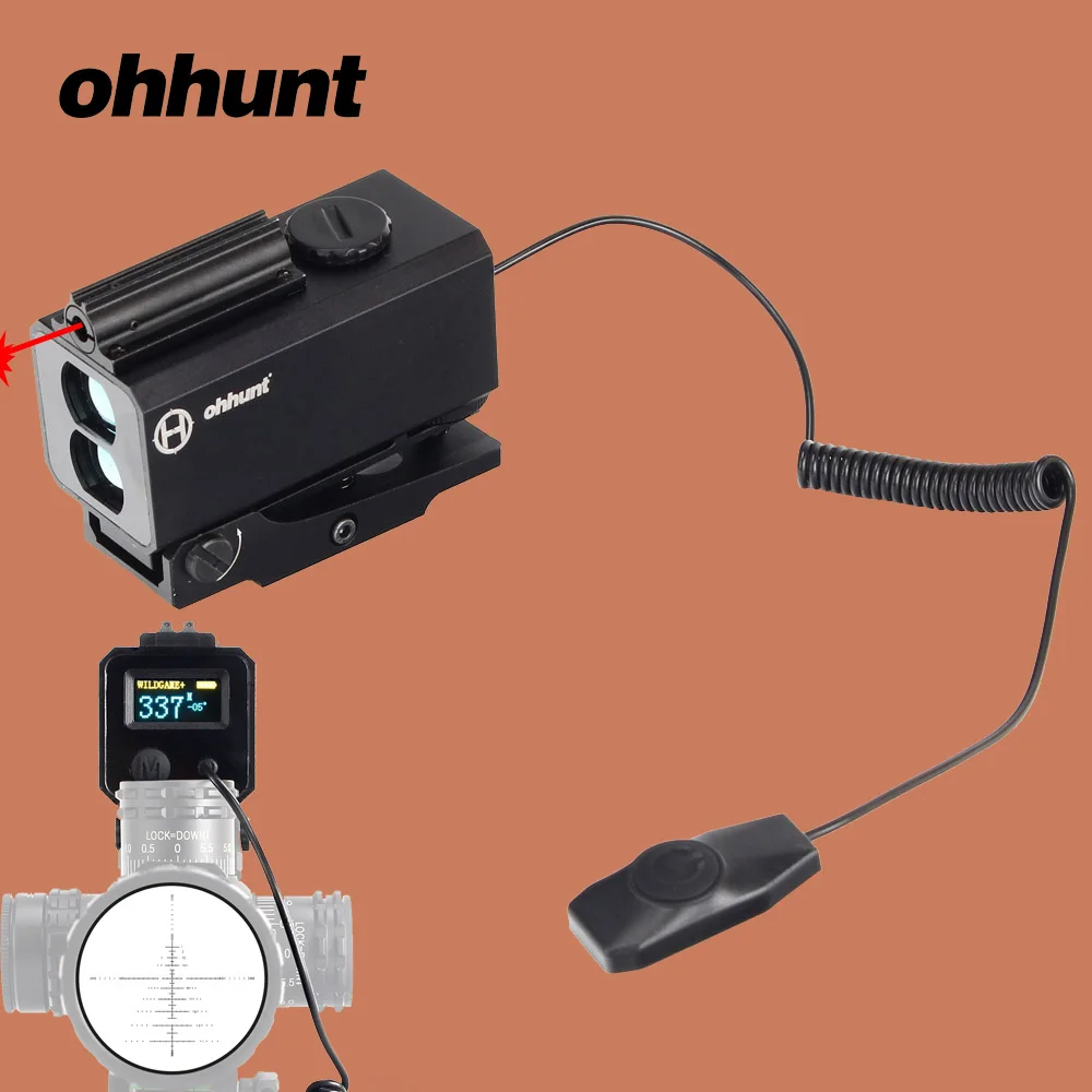 

ohhunt Tactical Laser Rangefinder 5-700M Laser Range Finder Measure Laser Distance Meter Color OLED Display with 20mm Rail
