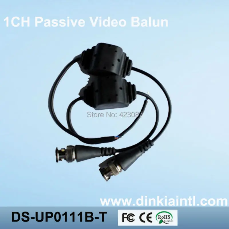 50PCS Water-proof Design UTP Passive Video Balun single channel CCTV video balun,special Alloy BNC Free shipping DS-UP0111B-T single channel passive video balun grey silver 2 pcs