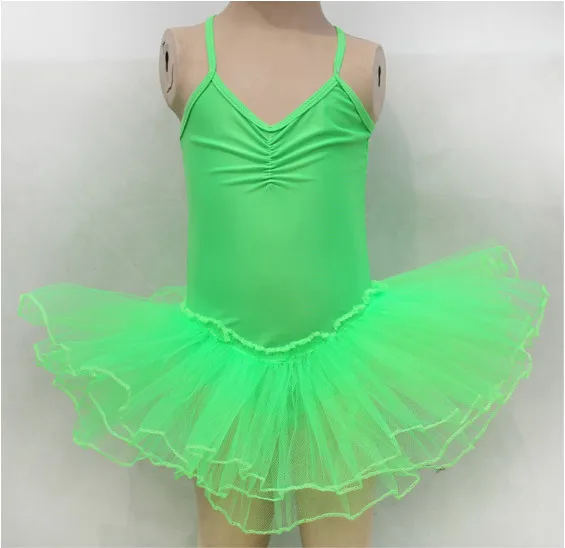 Costume de ballet classique pour enfants, jaune, vert, rouge, rose, CAN,  bleu, blanc, danse, pas cher, fzBaby, filles, tutu, enfant