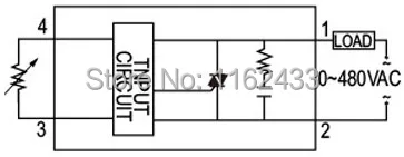 ASH-VA series single phase resistance to AC solid state voltage regulator structure figure