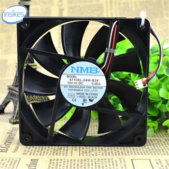 

4710KL-04W-B39 Double Ball Bearing Cooling Fan DC 12V 0.36A 1600RPM 12025 12cm 120*120*25mm 3 Wires