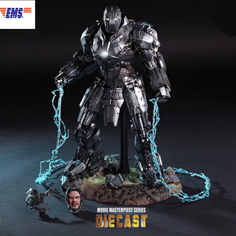 

HotToys Iron Man 2 Supervillain Whiplash Alloy Blacklash Statue Action Figure For Desktop Decoration X53