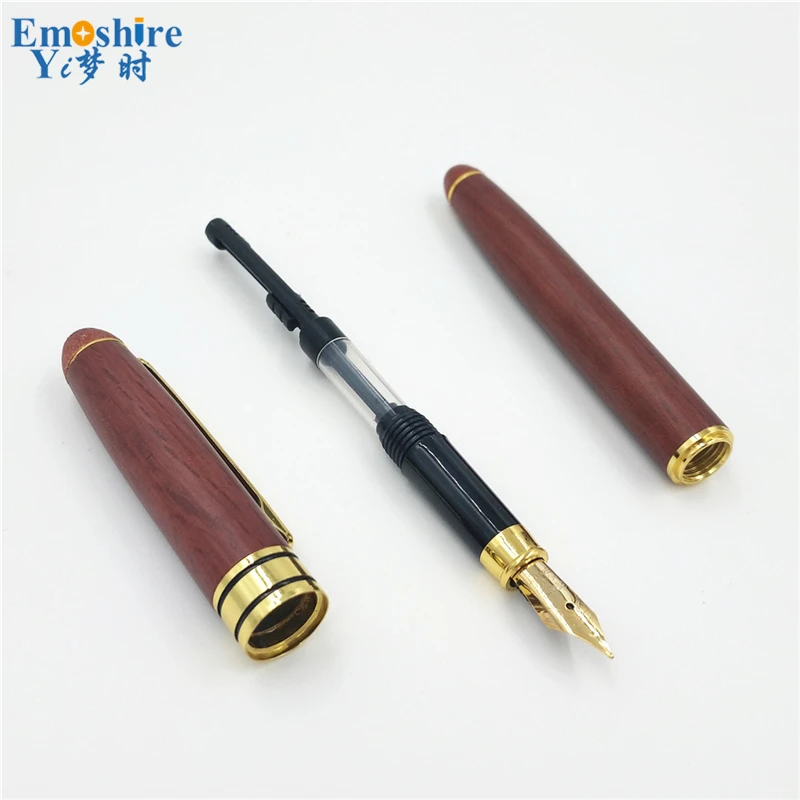 Emoshire Fountain Pen Gift Set Wooden Pen Box and Cufflinks for Man (11)