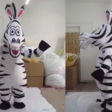 Талисман зебра Марти маскарадный костюм для карнавала наборы костюмов