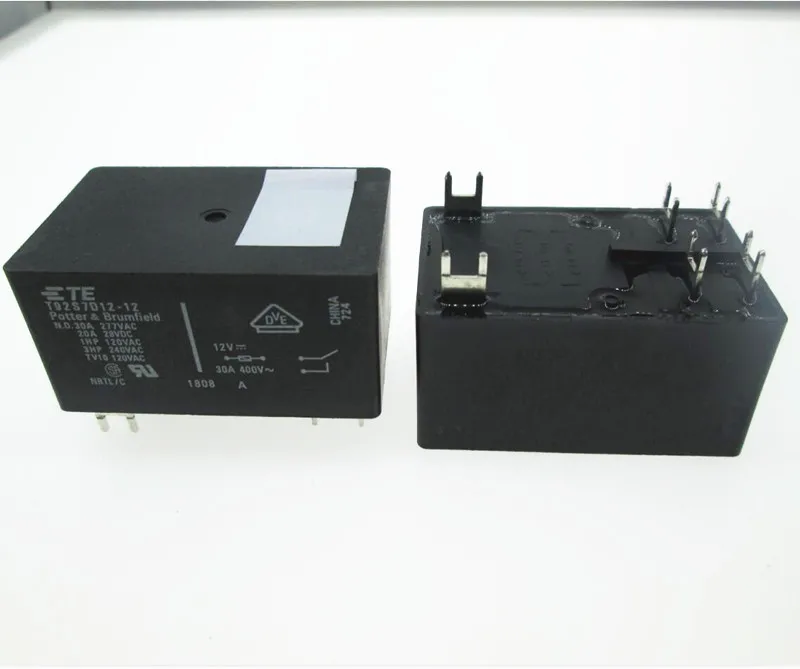 Nova Relé T92s7d12-12v T92s7d12-12vdc T92s7d12 12vdc 30a 277vac 5 Pçs – Lote 12 v T92s7d12-12
