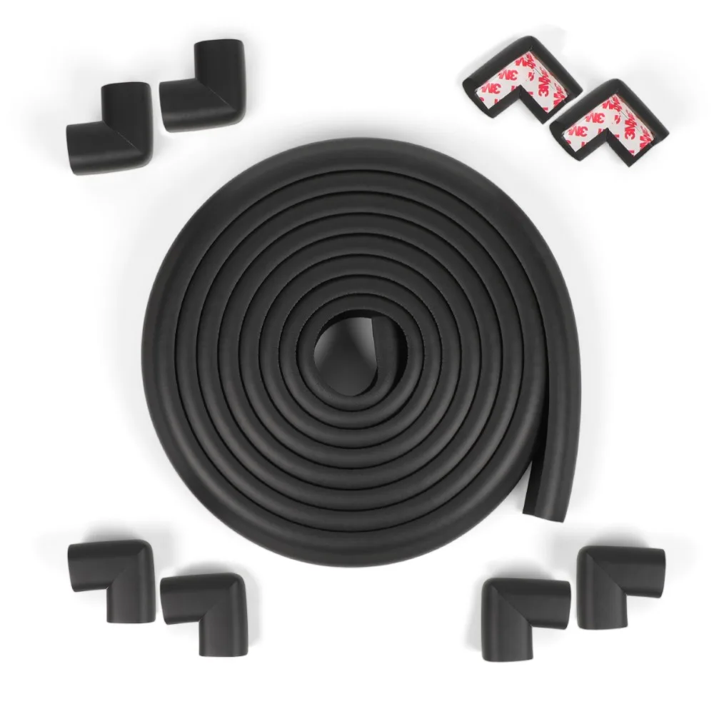 

5.5M+8 Corners Edge Guard Strip Furniture Safety Bumper Baby Infant Proof Table Protector Kid Head Protector Edge Protection