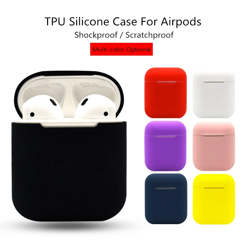 Силиконовый чехол для наушников Apple AirPods | Электроника