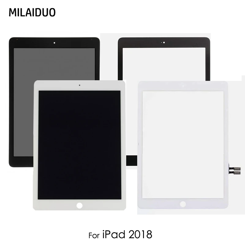 

LCD Display For iPad 6 2018 6th Gen A1893 Version Touch Screen Digitizer Front Glass Panel Tablet
