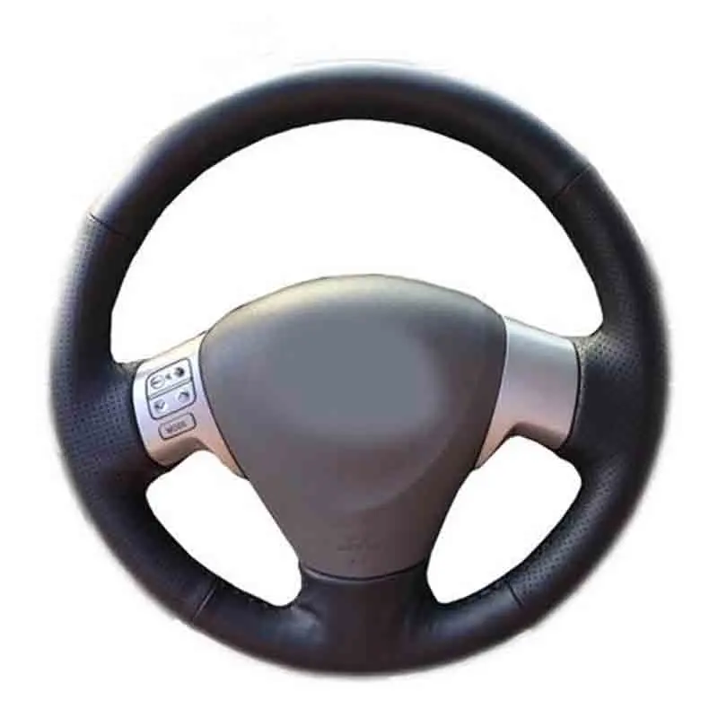 

Car accessories Leather Hand-stitched Car Steering Wheel Covers For Toyota Corolla 2006-2010 Matrix 2009 Auris 2007-2009