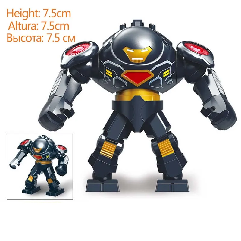 

Marvel Super Hero Hulkbuster Filmes Veneno Thanos Mini Doll Action Figures For kids toys Building Blocks Birthday gifts