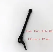 Cycling Bike Wheel Hub Thru-axle 148mmx12mm for MTB 29″ Bicycle Rear Fork Black