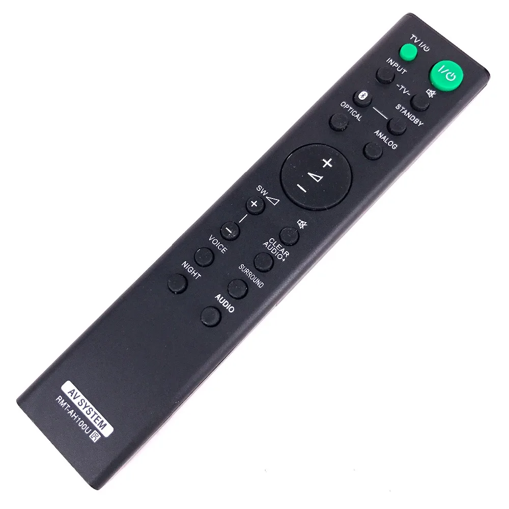 

NEW remote control For SONY SOUND BAR RMT-AH100U HT-CT180 SA-CT180 SA-WCT180