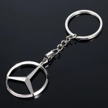 

Car Keychain Car Styling Trinkets Creative Stainless Key Ring Auto Key Chain Keyring for Benz Auto Accessories