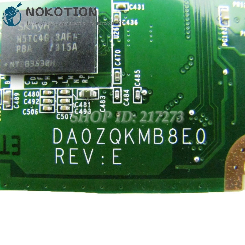 price reduction  NOKOTION NBMAL11001 NB.MAL11.001 For Acer aspire V5-572G Laptop Motherboard DA0ZQKMB8E0 GT750M I5-3
