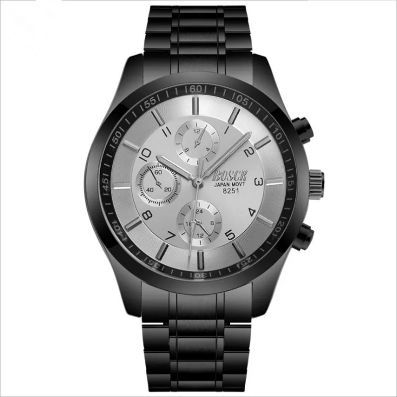 

men New Fashion Watch Stainless Steel Unisex Concise Casual Luxury Business Wristwatch. .01.