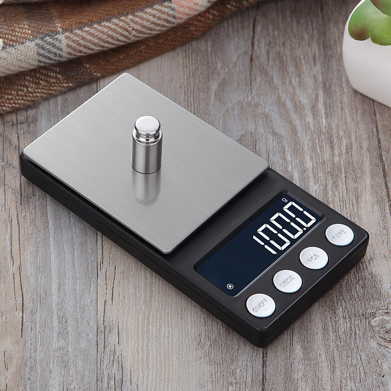 ЖК-дисплей точные цифровые весы для ювелирных изделий лаборатория вес 0,01 г мини портативный ювелирные весы для лекарственного использования электронный баланс