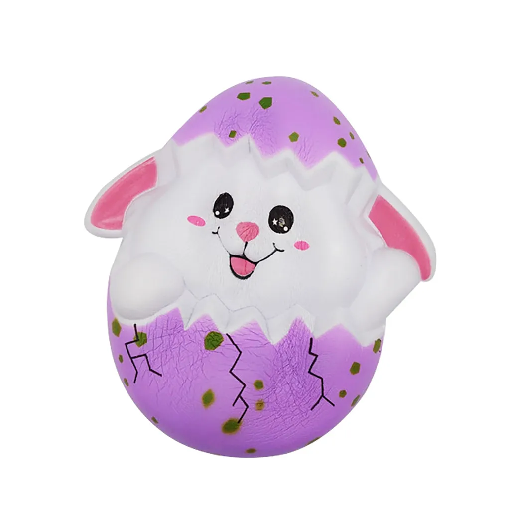 Милый мягкий Happy Easter Bunny ароматизированный медленный нарастающее при сжатии собирать пасхальные JUN9 P35