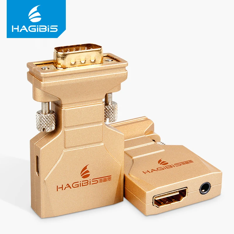 Док станция hagils для ноутбуков адаптер VGA HDMI аудиоконвертер HD 1080P
