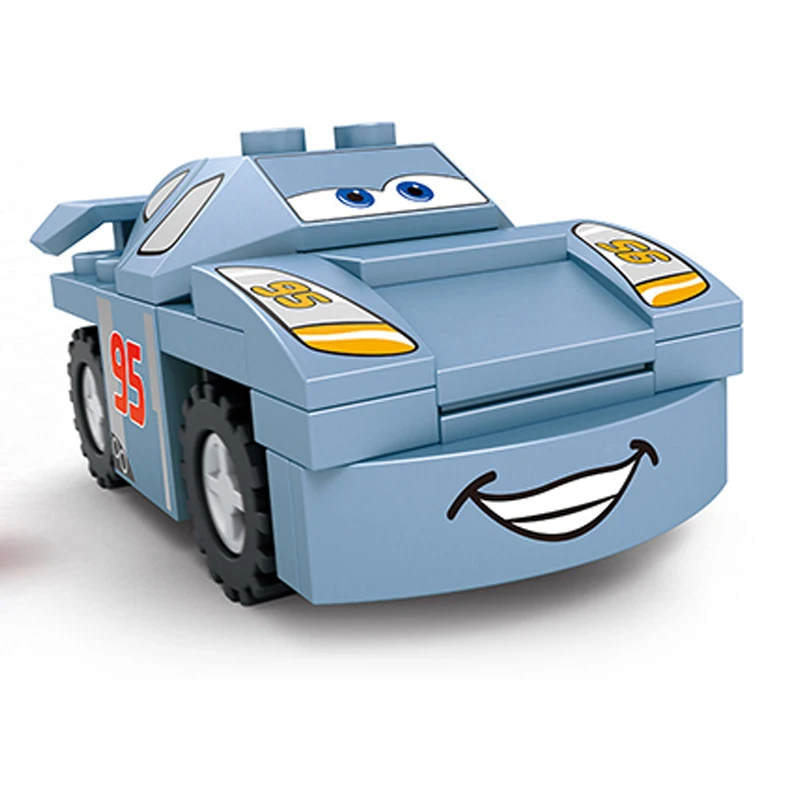 

Color Random 8 Style Racing Car Compatibie Legoings Building Blocks Toy Kit DIY Educational Children Christmas Birthday Gifts