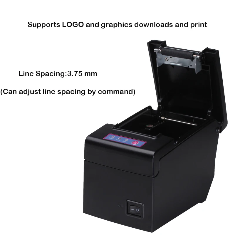 Pos 58 ملليمتر usb ميناء E58U الاستخدام المباشر ورق الطباعة الحرارية للسوبر ماركت جودة عالية السرعة آلة