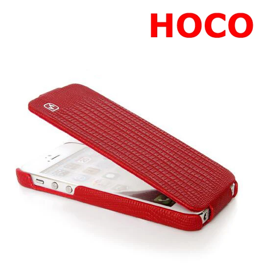 imágenes para HOCO Marca Para iphone5 5S Teléfono de Negocios de Cuero Genuino de la Vaca Real case para iphone 5 se vertical flip cover 6 colores lagarto grano imágenes para HOCO Marca Para iphone5 5S Teléfono de Negocios de Cuero Genuino de la Vaca Real case para iphone 5 se vertical flip cover 6 colores lagarto grano
