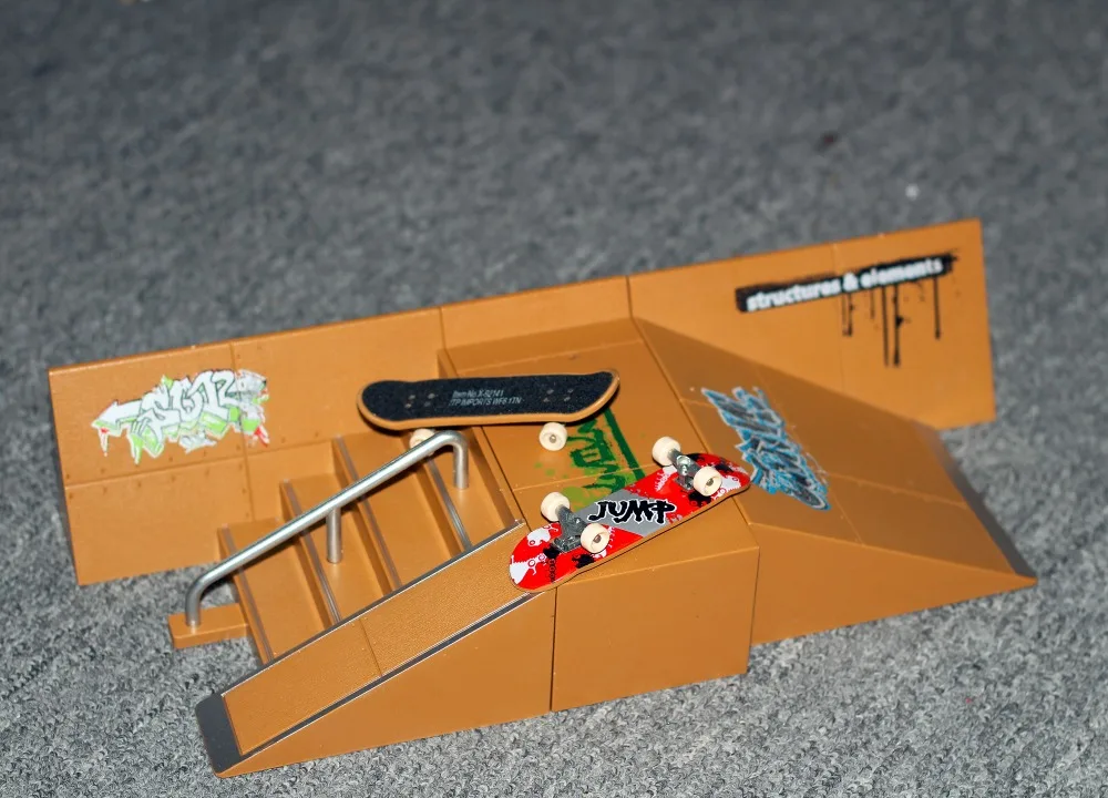 

finger skateboard ramp spare parts tosy for children finger skate board Park tools