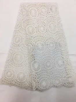 

good looking African tulle embroidery SH-81701 lace fabric for party dress wedding dress