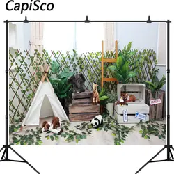 Capisco панда палатка Дерево животных вечерние дикий для маленьких детей на день рождения фотостудия фон профессии indoor фото фон