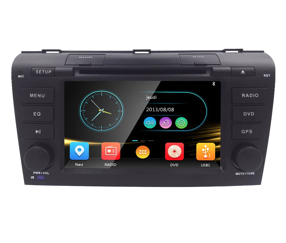 7 &quotавтомобильный DVD плеер с GPS аудио Радио стерео USB/SD AUX BT/TV Canbus автомобильный