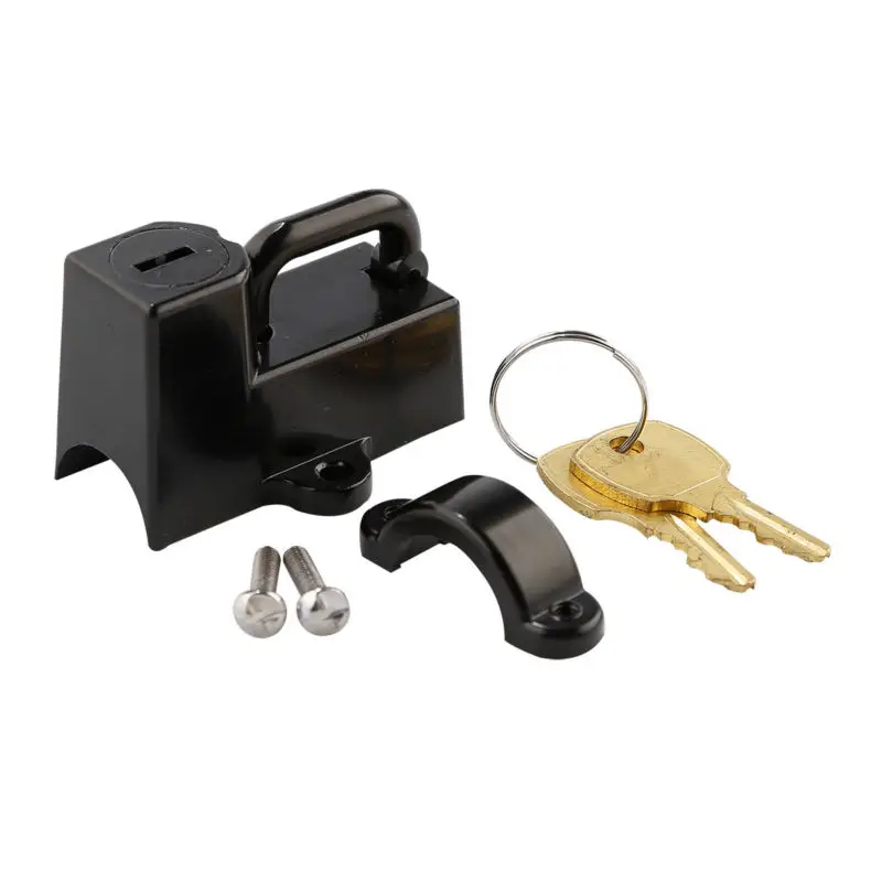 

2 Color Universal 7/8" 22mm Motorbike Bikers Choice Motorcycle Helmet Lock With Two Keys For Harley Honda Yamaha Kawasaki