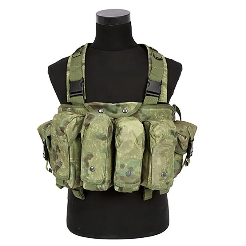 Chest rig Outdoor tactical vest AK 47 Magazine Carrier Combat Military ...