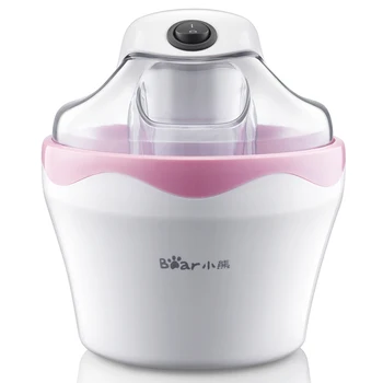 

0.5 Liter Capacity Creative Home Automatic Ice Cream Machine Intelligent One-button Operation Soft Ice Cream Making Pink