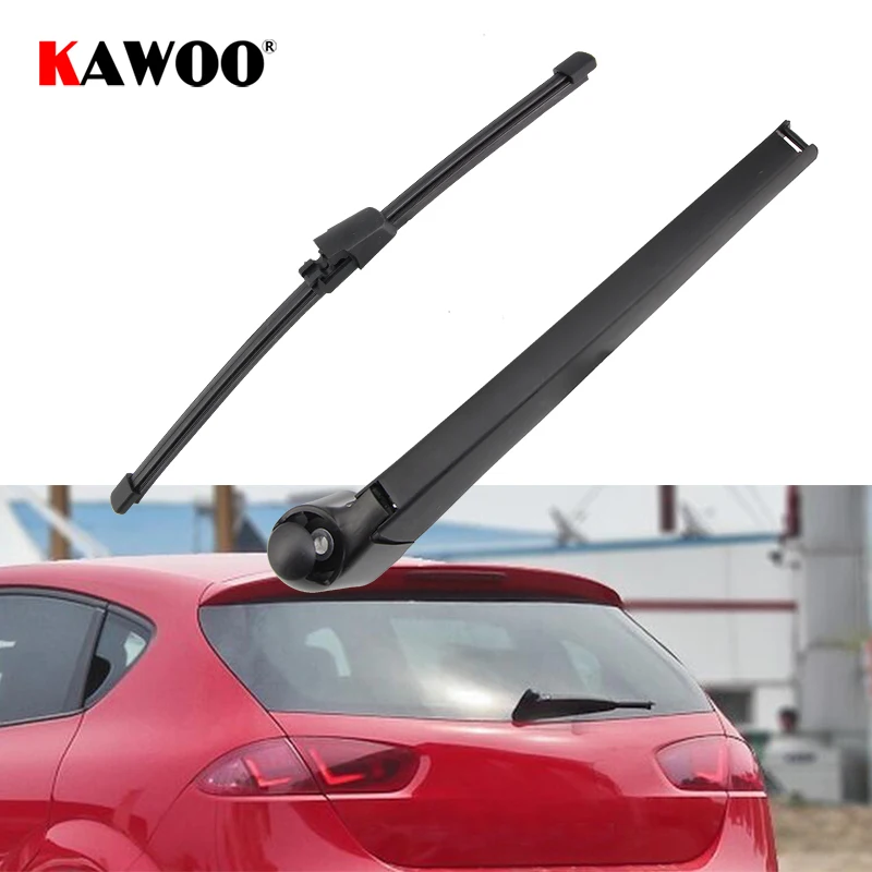 Автомобильные щетки kawoo заднего стеклоочистителя Лезвия назад стеклоочистители руки для Seat Leon Hatchback(2006-2012) 285 мм автомобильные аксессуары для укладки волос