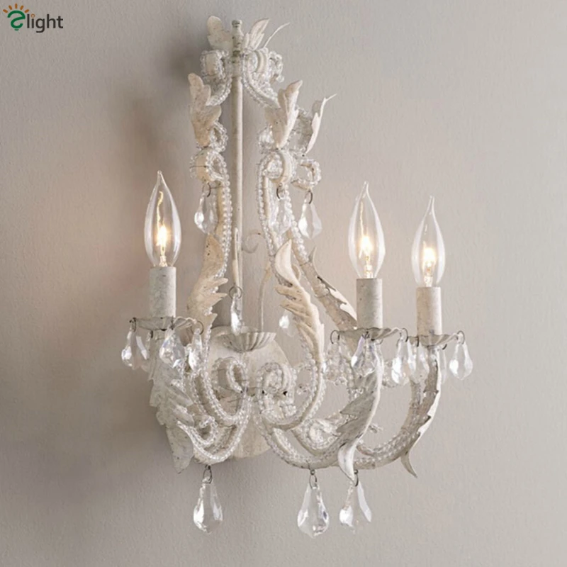 French Antique Finish Metal Led Wall Lamp Lustre Crystal Bedroom Led Wall Lights Loft Led Wall Light Fixtures Foyer Wall Sconce French Antique Finish Metal Led Wall Lamp Lustre Crystal Bedroom Led Wall Lights Loft Led Wall Light Fixtures Foyer Wall Sconce