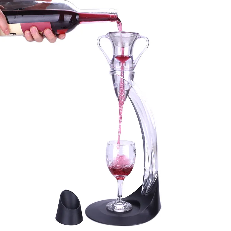 

Newest Magic Wine Decanter Red Wine Aerator Decanter Essential Set With gift box Hopper And Filter